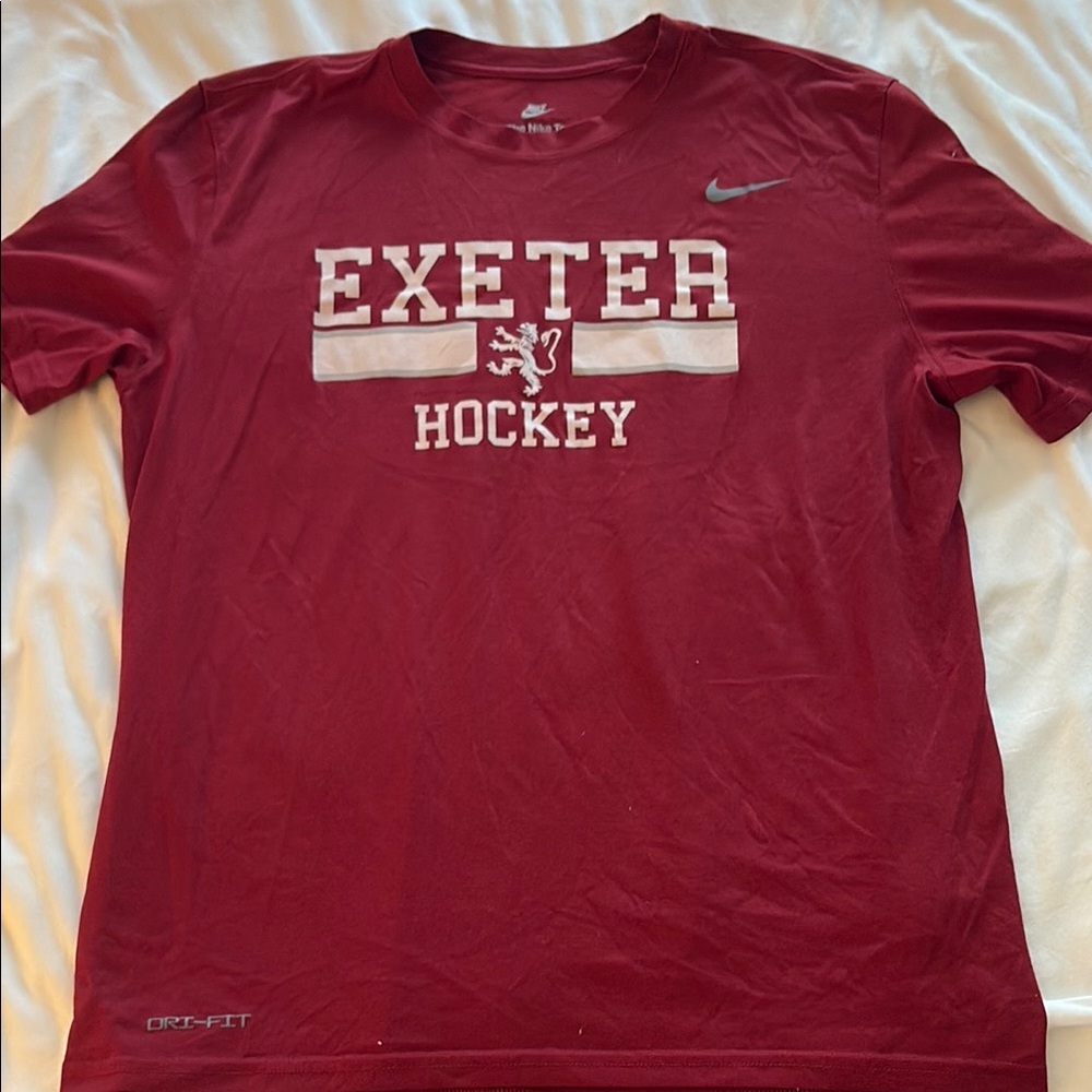 Nike Men's Red Exeter Hockey Shirt